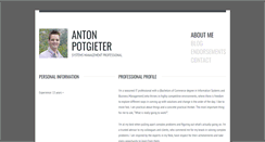 Desktop Screenshot of antonpotgieter.com